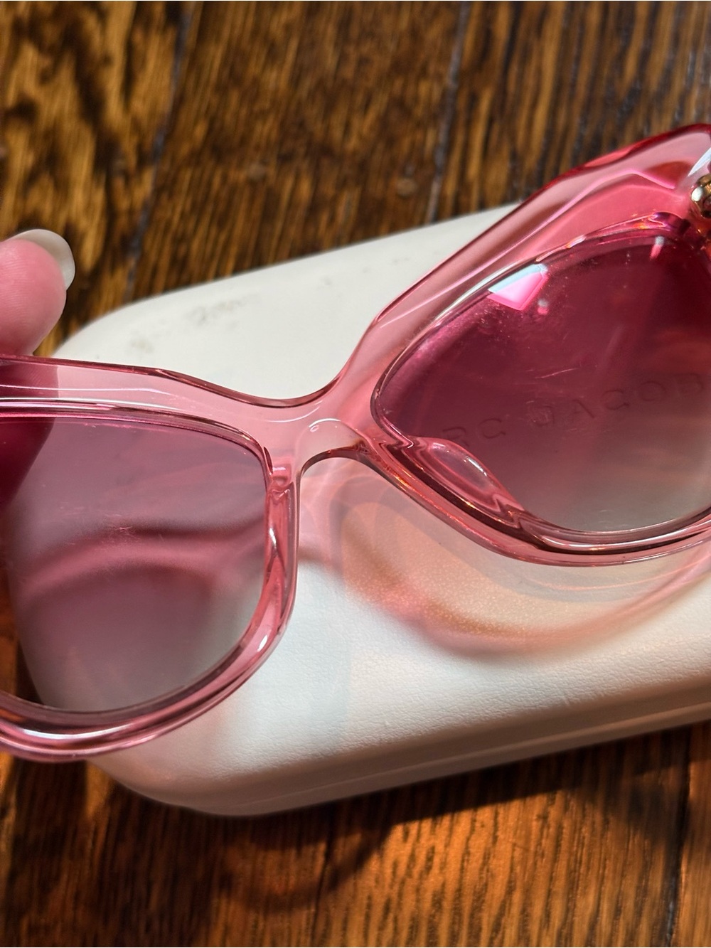 Marc Jacobs Pink Sunglasses - Picture 9 of 10